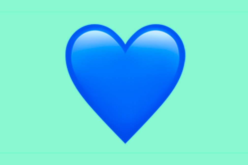 corazones azules