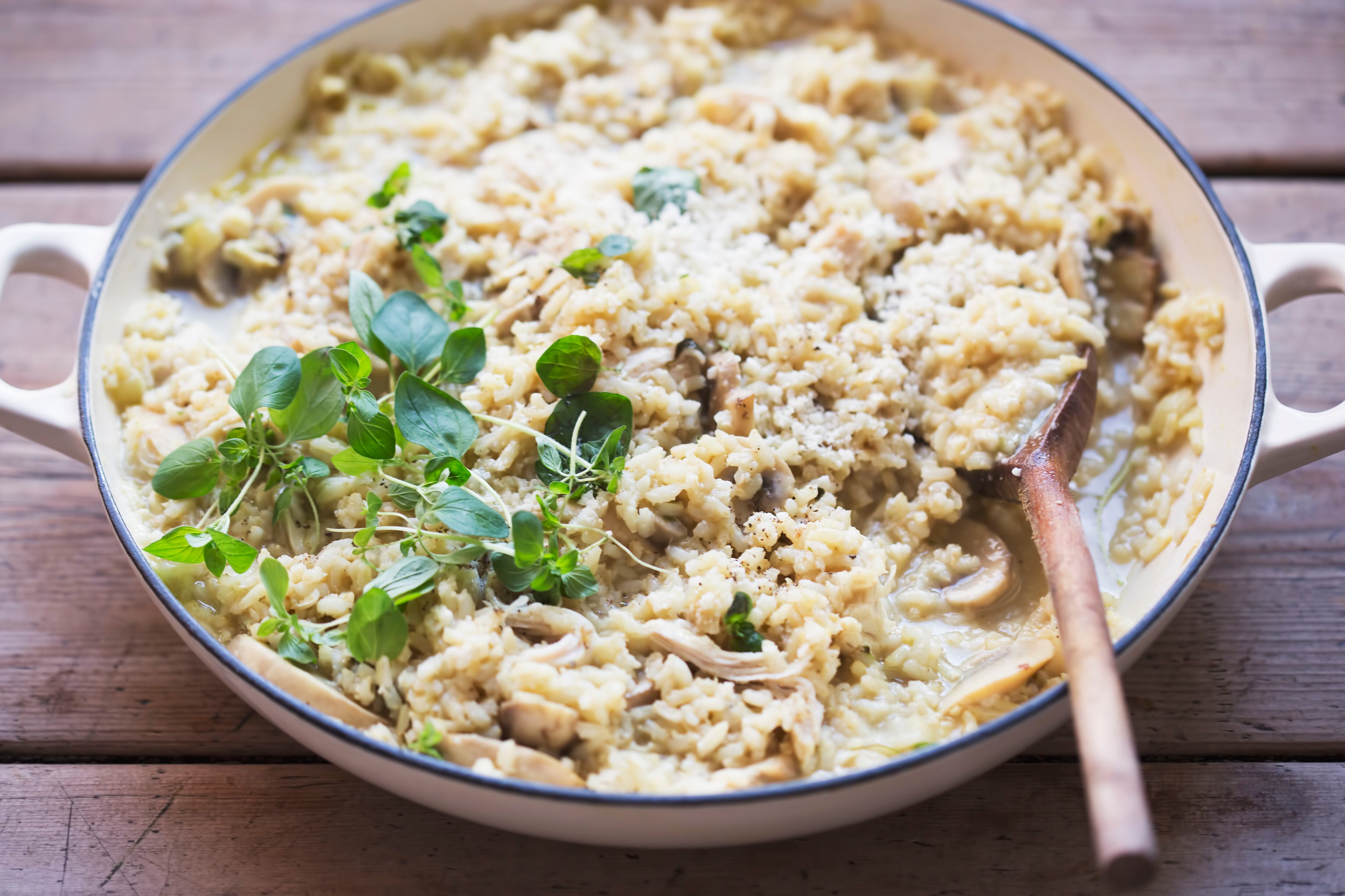 Arroz con Cebolla y Tocineta