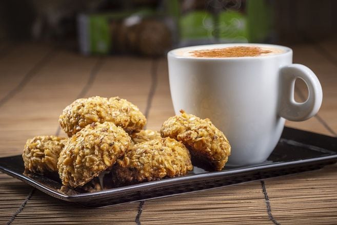 Estas deliciosas galletas de avena son perfectas para cualquier hora del día.