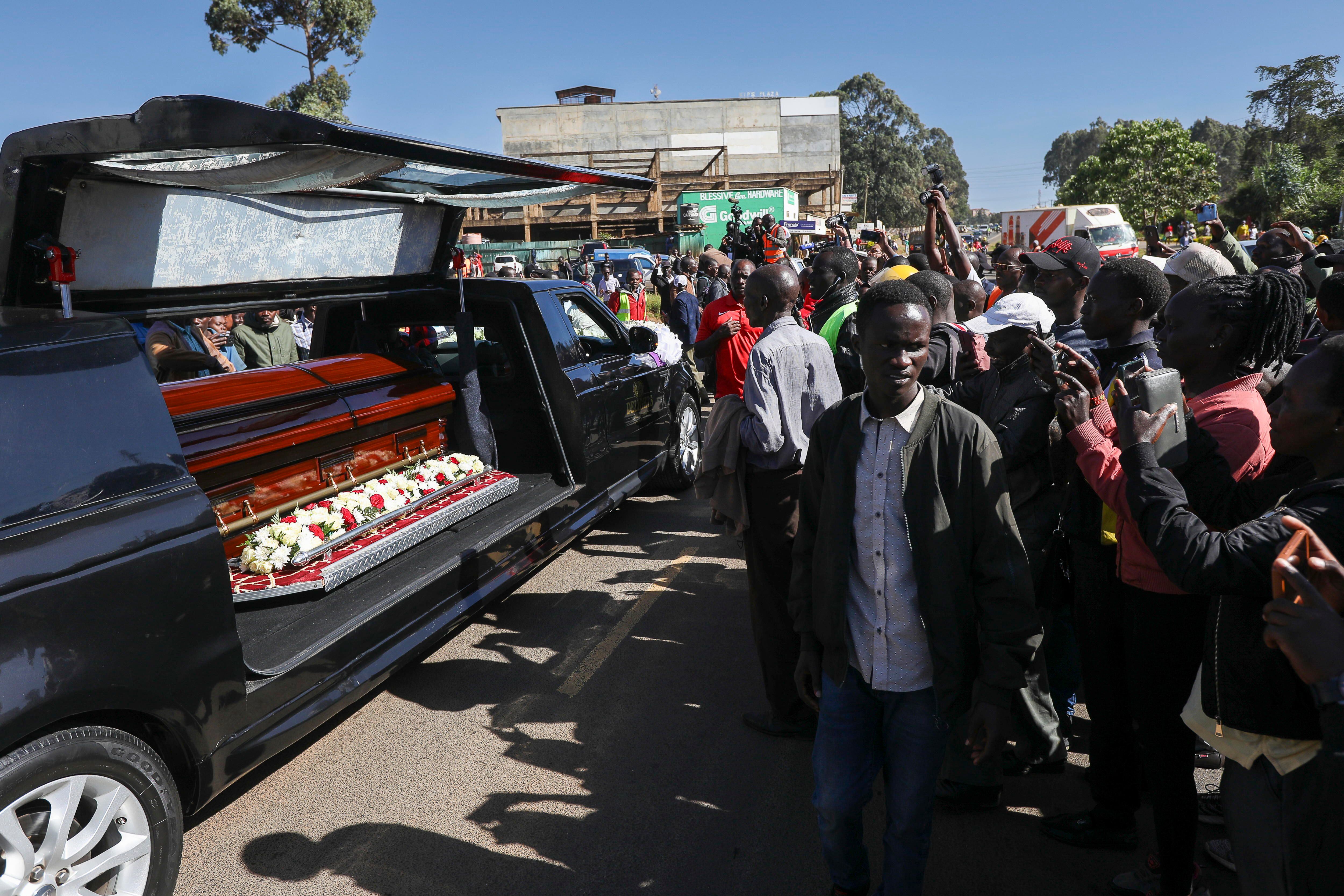 Video: Kenia despidió a Kelvin Kiptum con multitudinario cortejo fúnebre | EL ESPECTADOR