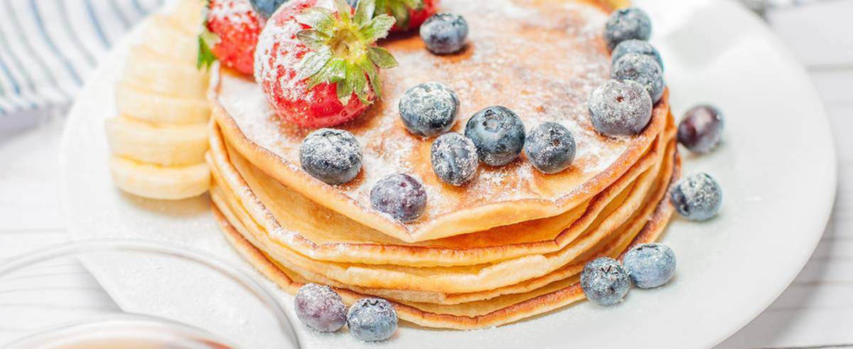 Haz pancakes saludables con esta sencilla receta
