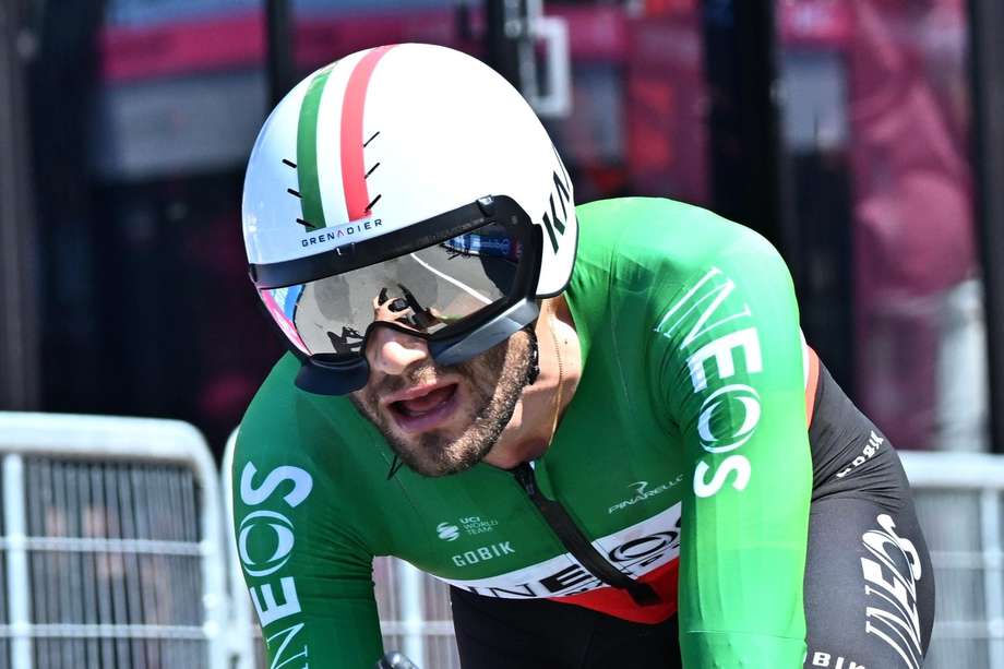 El italiano Filippo Ganna se impuso en la etapa 14 del Giro de Italia 2024.