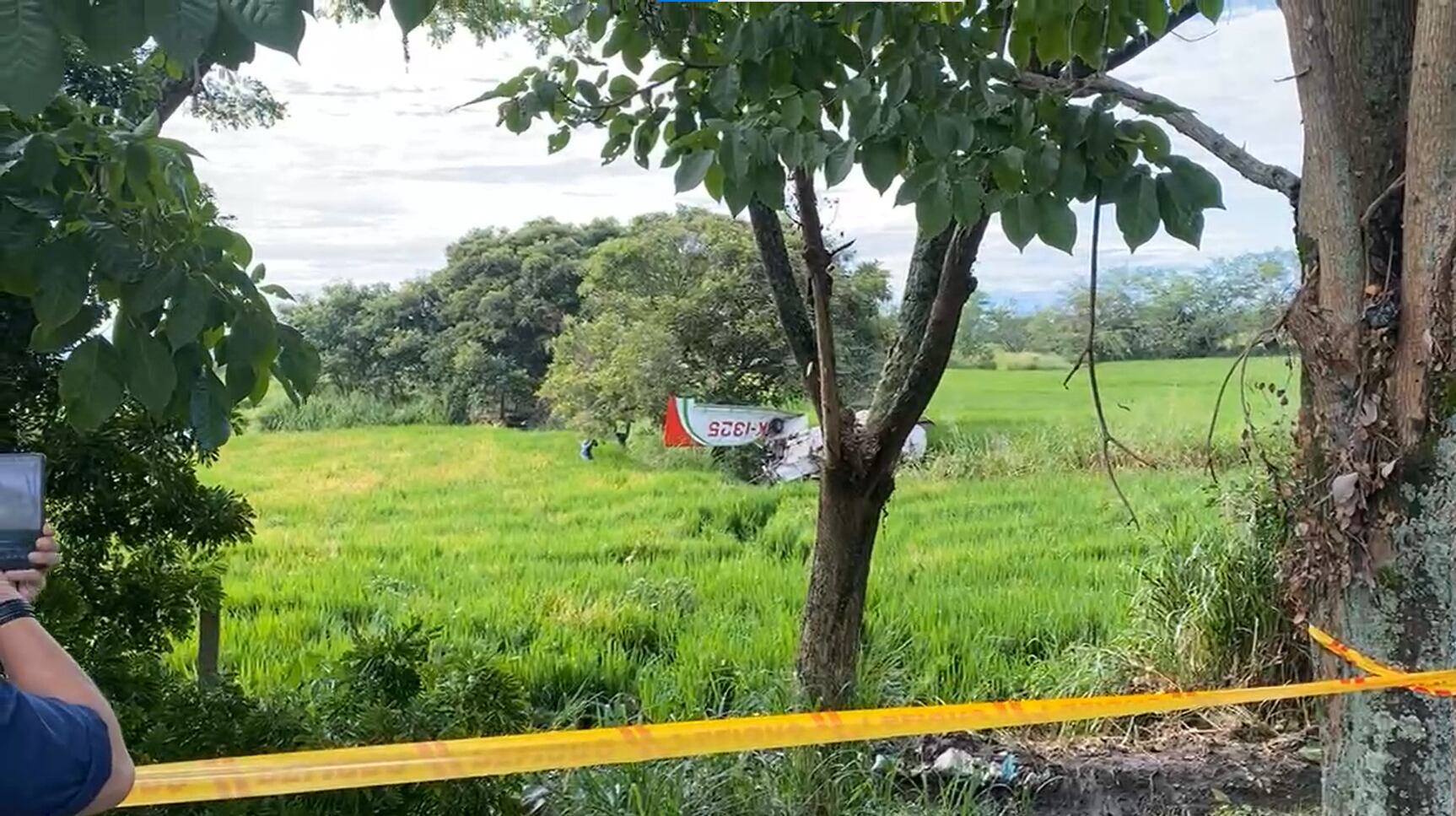 Avioneta de fumigación se accidentó en cercanías del aeropuerto de Ibagué