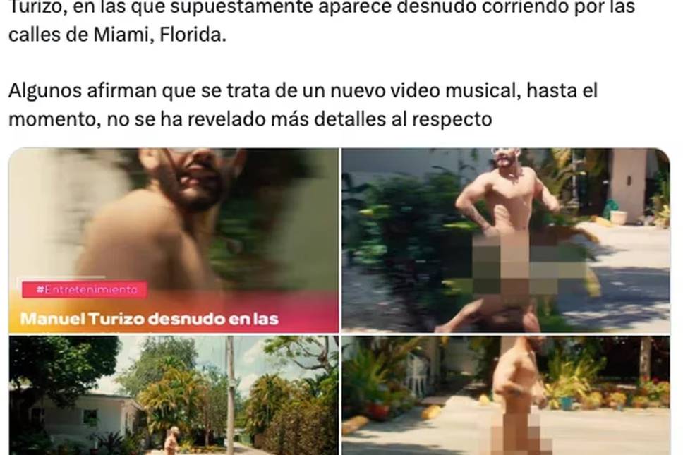 Manuel Turizo caught running naked through the streets of Miami