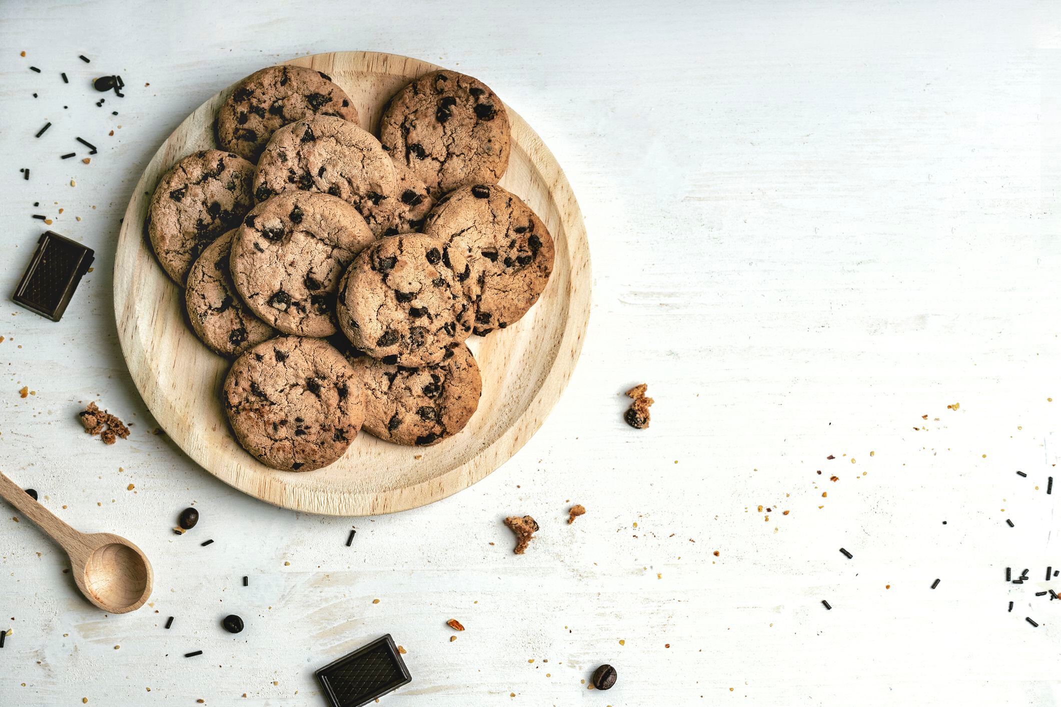 Receta: así se preparan las galletas con chips de chocolate