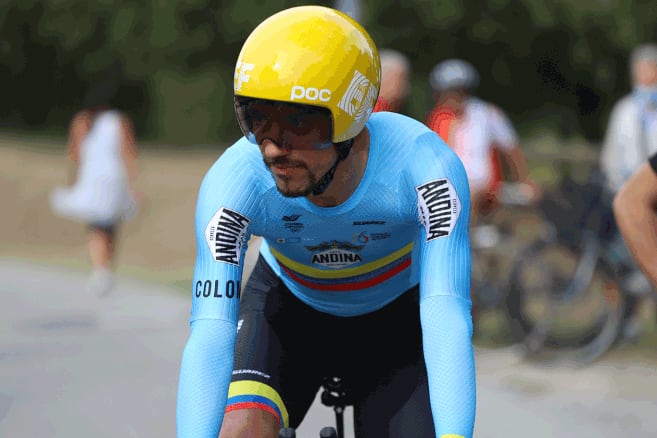 Daniel Felipe Martinez En La Contrarreloj Del Mundial De Ciclismo El Espectador