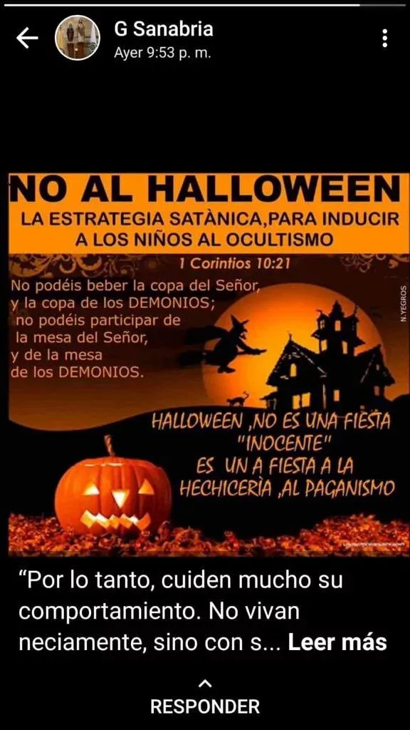 Director de la Policía dice que Halloween es una celebración “satánica” |  EL ESPECTADOR