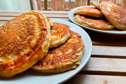 Pancakes de avena y manzana ¡Una receta muy fácil! | Revista Cromos