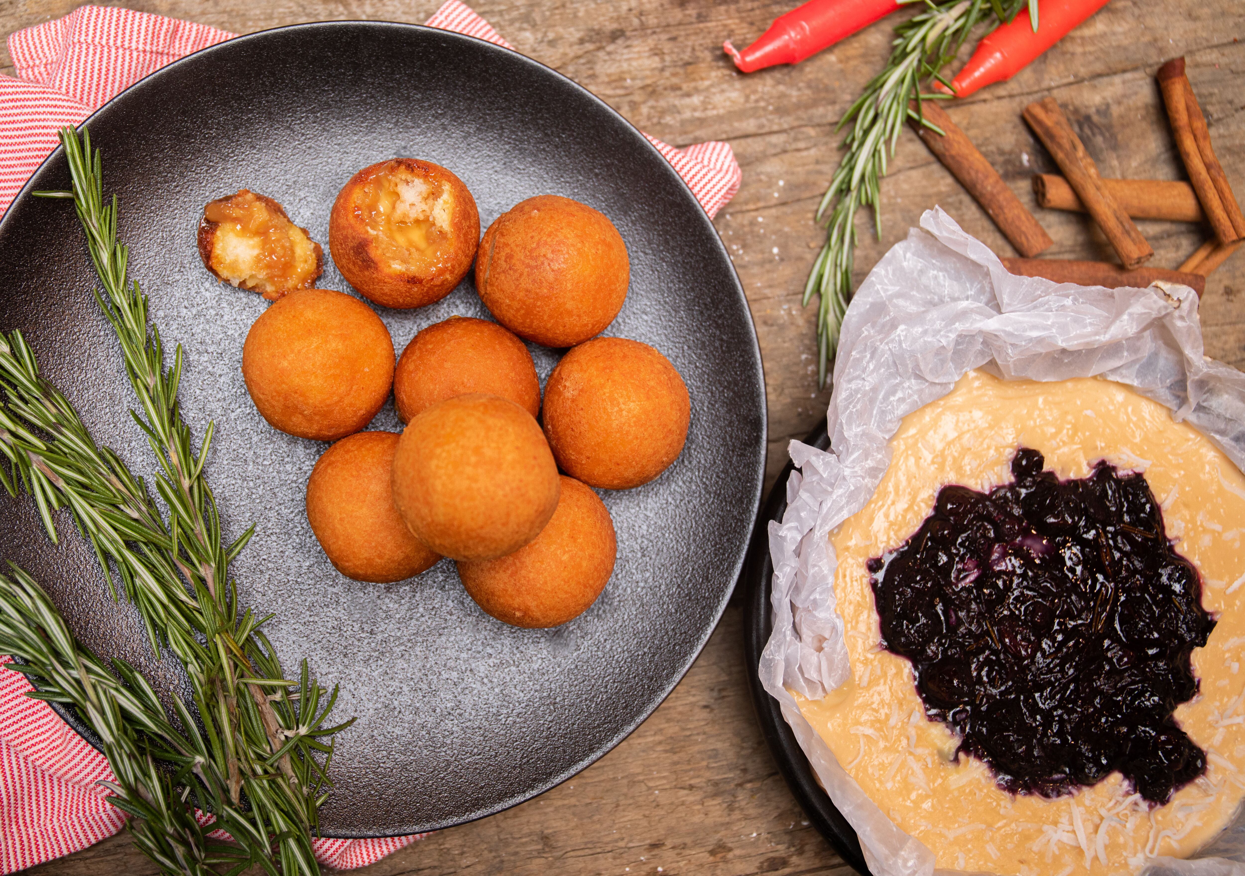 Receta: así se preparan los buñuelos rellenos de arequipe y queso mozzarella