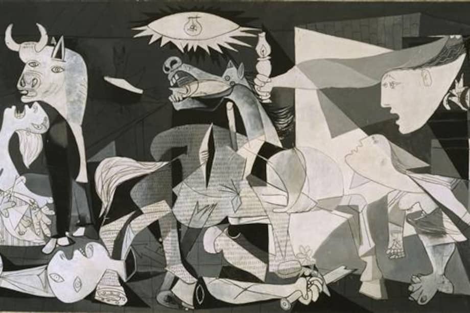 El mural «Guernica» fue adquirido a Picasso por el Estado español en 1937. Debido al estallido de la Segunda Guerra Mundial, el artista decidió que la pintura quedara bajo la custodia del Museum of Modern Art de Nueva York hasta que finalizara el conflicto bélico.