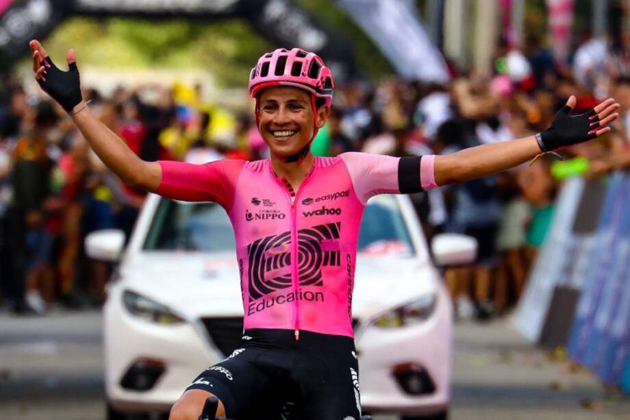 El ciclista bogotano Esteban Chaves ganó la prueba de fondo del Campeonato Nacional de Ruta. / Education First