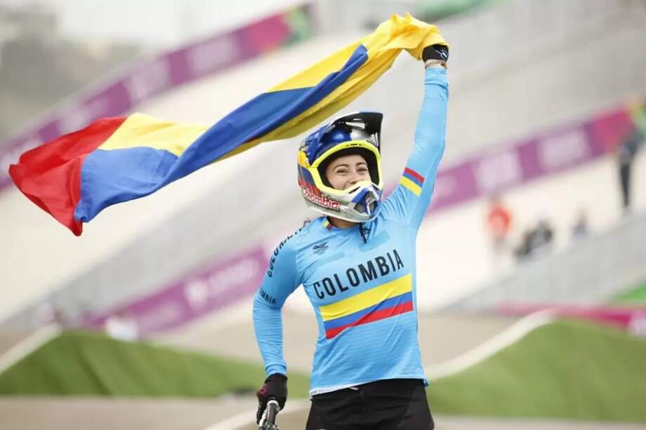Mariana Pajón ha sido una de las deportistas más destacadas, incluso ganadora de dos medallas de oro, y su imagen ha puesto en alto el nombre de Colombia en el mundo. /COC