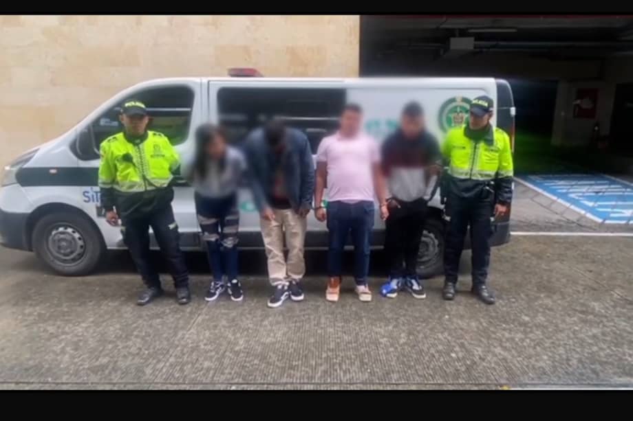 La captura de estos sujetos hizo parte de la operación Bogotá realizada por la Policía Nacional.