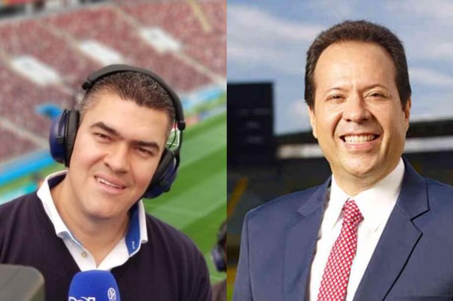 Eduardo Luis y Javier Fernández, los dos narradores más reconocidos de RCN y Win Sports.