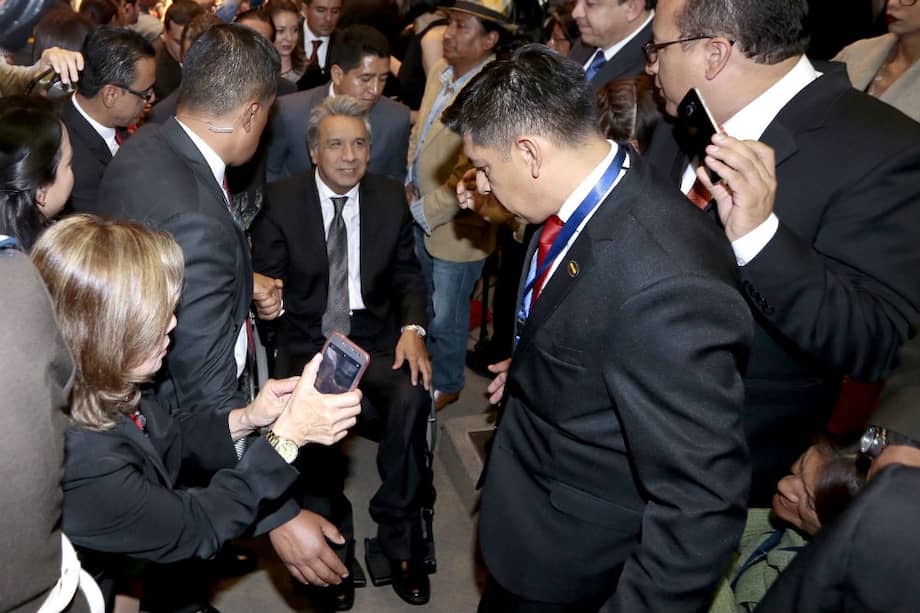Lenin Moreno, presidente de Ecuador.  / AFP