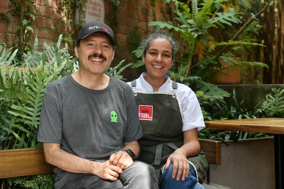 Eduardo Martínez y Antonuela Ariza, 23 años al frente de la propuesta gastronómica que se ubica en Bogotá.