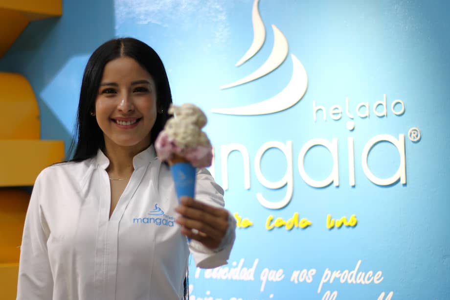 Ella es Vicky Buelvas, una de las emprendedoras detrás de "Mangaia Helado".