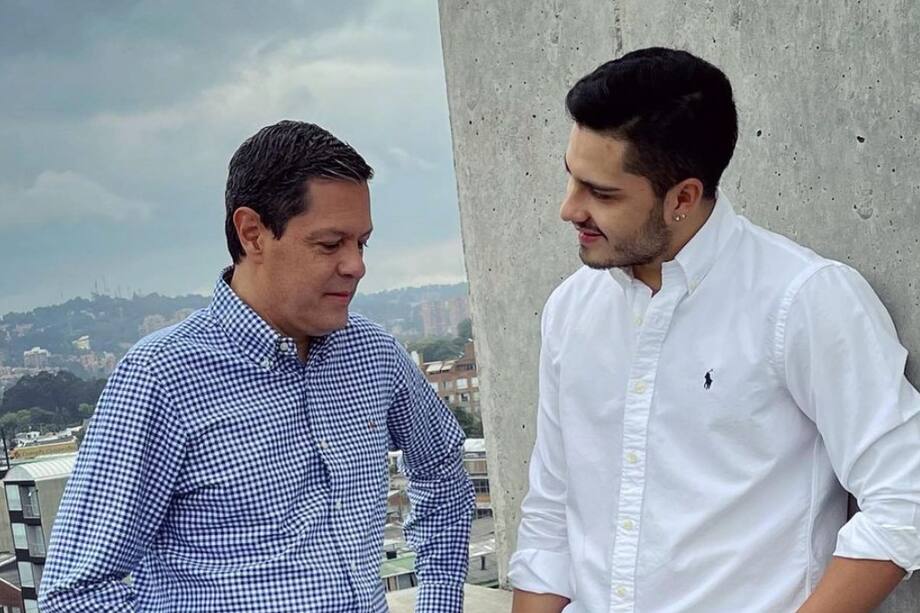 Juan Roberto Vargas y su hijo Juan Camilo