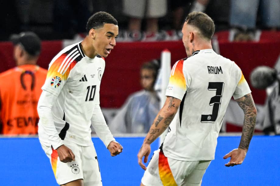Jamal Musiala y David Raum brillaron en el partido entre Alemania y Dinamarca en los octavos de final de la Eurocopa 2024.