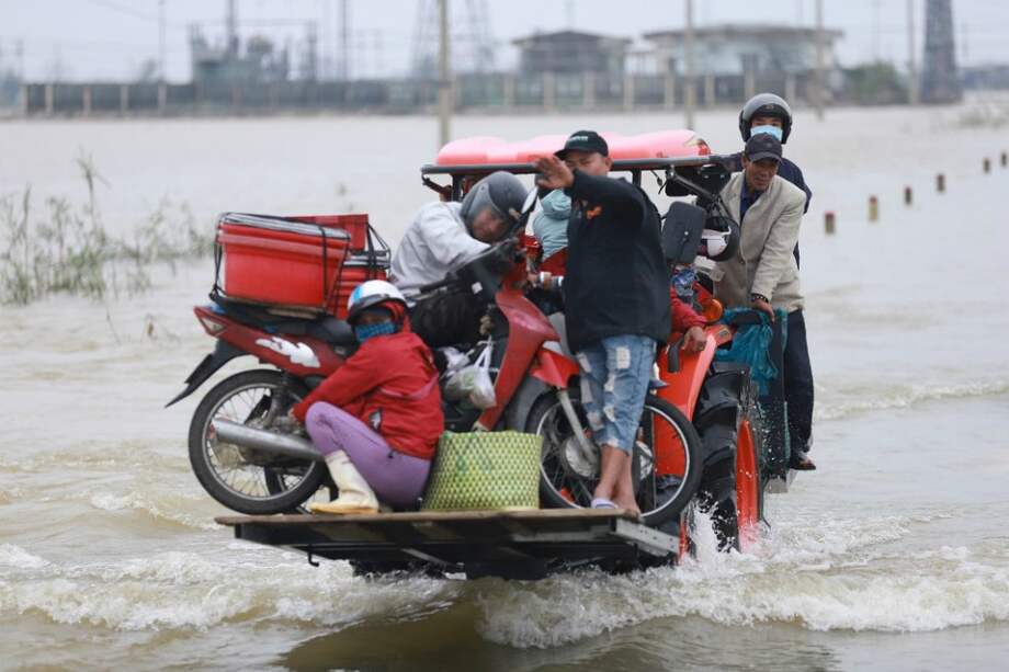 El tifón Vamco causó estragos en Vietnam en noviembre de 2020.