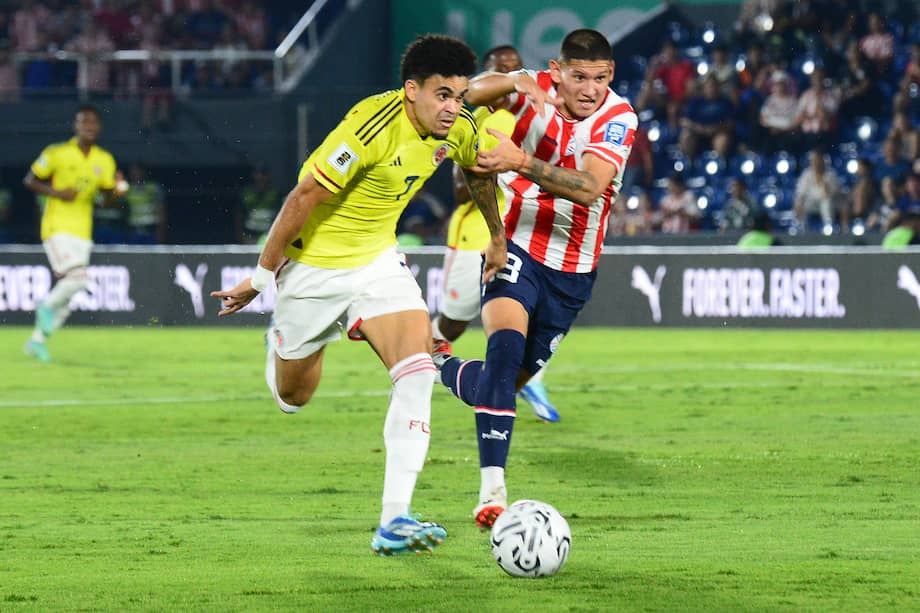 El duelo más reciente entre Paraguay y Colombia en el estadio Defensores del Chaco en Asunción (Paraguay).