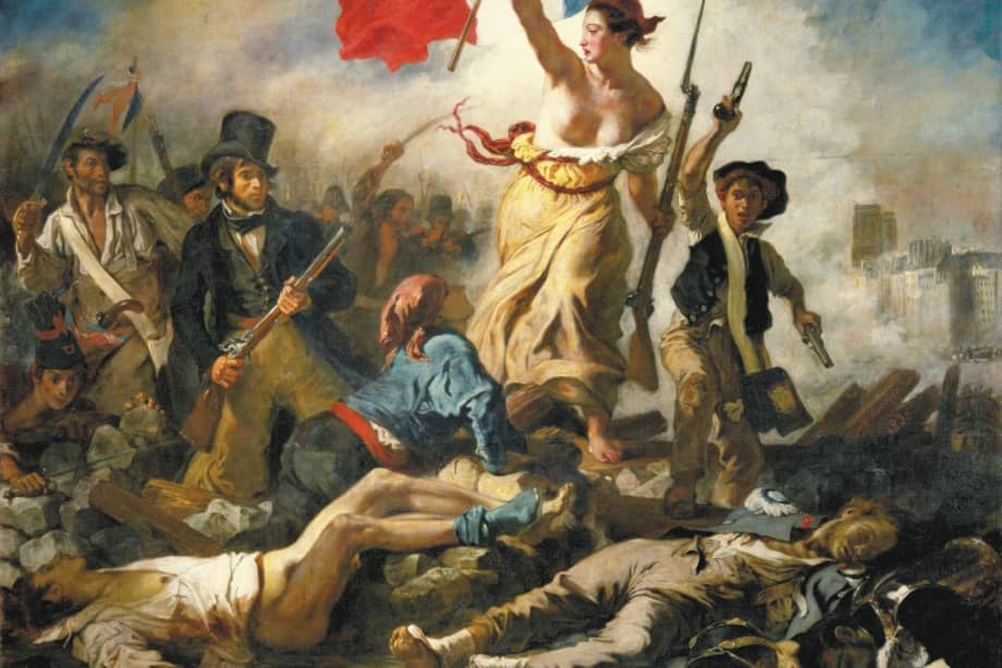 La obra de Eugène Delacroix, "La libertad guiando al pueblo", pintada en 1830 y que muestra la revolución de ese mismo año en París, se cree que contiene el pigmento hecho con polvo de momia. 