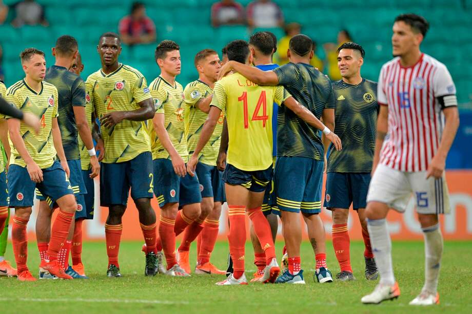 En la Copa América de Brasil 2019 Colombia venció 1-0 a Paraguay, con anotación de Gustavo Cuéllar. / AFP / Raul ARBOLEDA