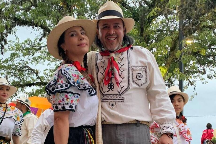 Nórida Rodríguez junto a su esposo, el fallecido actor Toto Vega