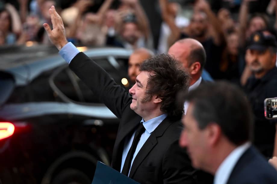 Imagen de referencia. El líder argentino fue recibido por unos 200 asistentes.