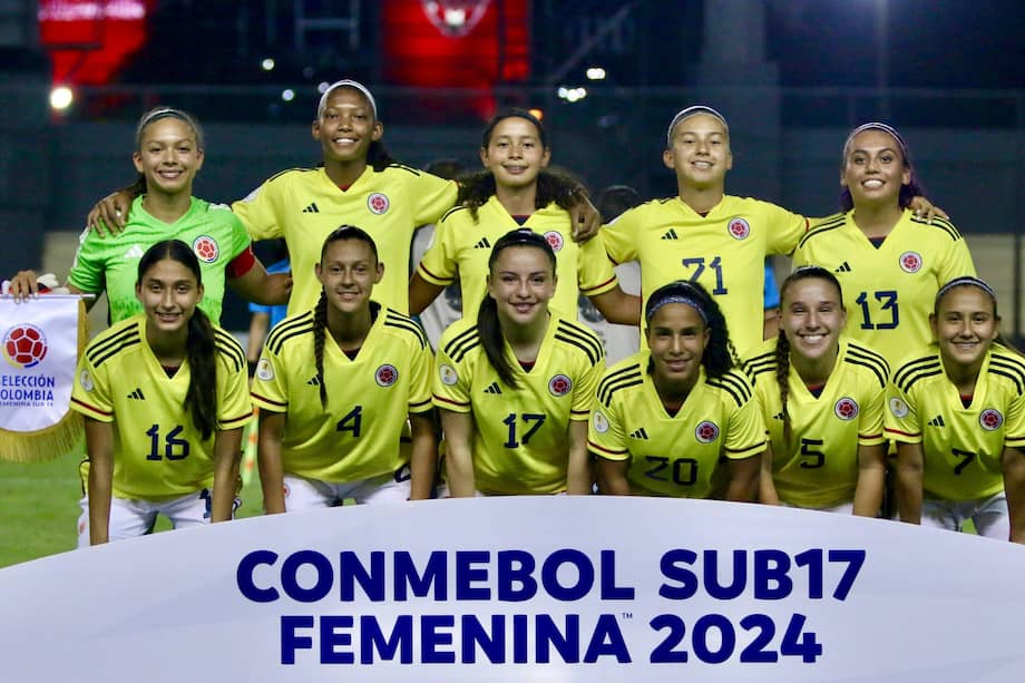 La selección de Colombia, actual subcampeona mundial y suramericana de la categoría sub-17.
