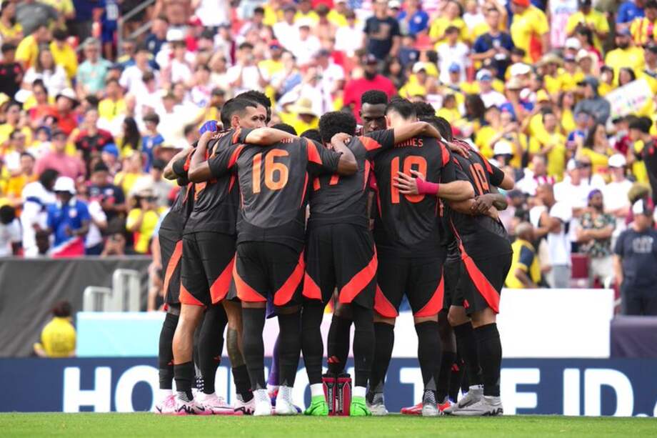 La selección de Colombia, en su preparación en Estados Unidos.