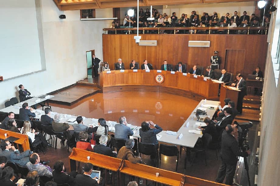 Audiencia en la corte Constitucional