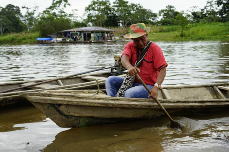 Rosendo Ahue, líder indígena de la Amazonía./ Somos Defensores.