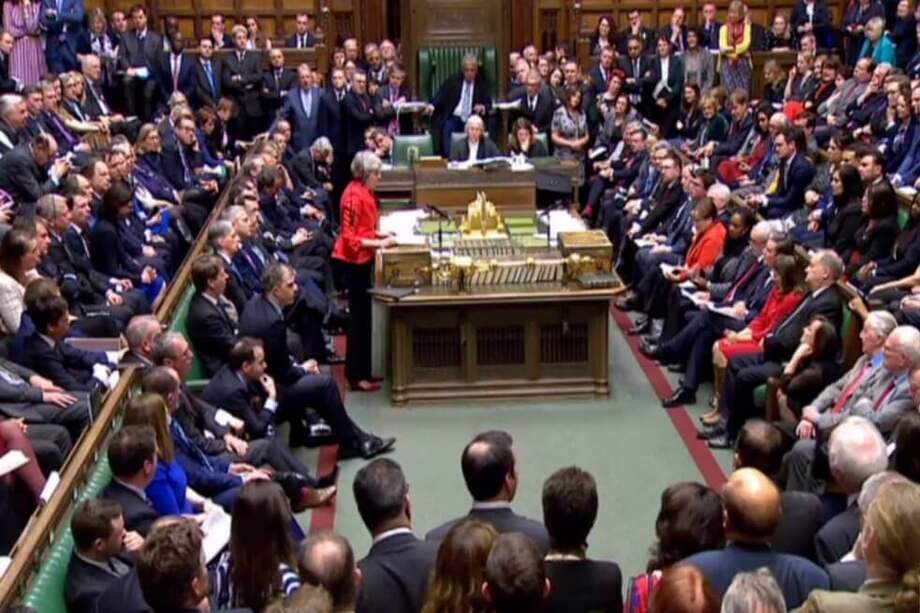 El parlamento británico ha rechazado dos veces el acuerdo al que May llegó con la Unión Europea. / AFP