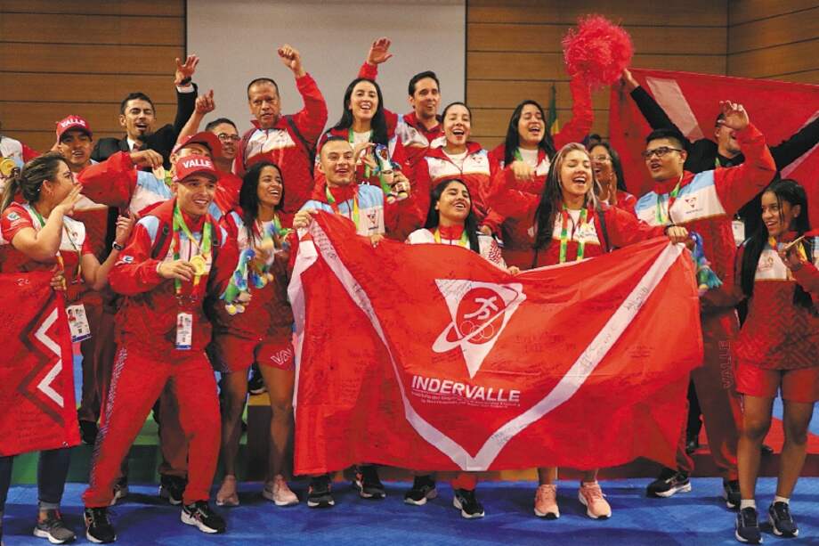 La delegación del Valle del Cauca, los ganadores de los Juegos Nacionales. / Ministerio del Deporte
