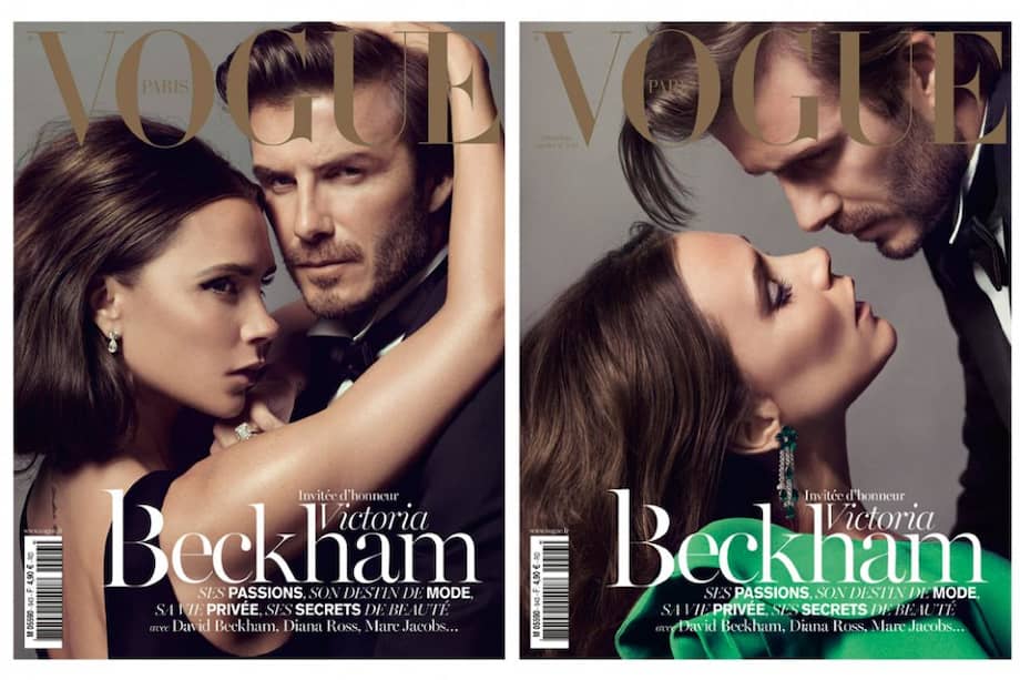 Victoria Beckham y David Beckham han sido fotografiado por Inez Van Lamsweerde y Vinoodh Matadin para Vogue París.