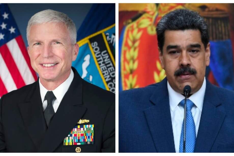 Craig Faller, jefe del Comando Sur de EE. UU. dice que operación en el Caribe no tiene en la mira a Nicolás Maduro. / AFP