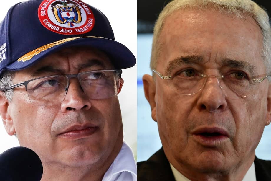 El presidente Gustavo Petro y el expresidente Álvaro Uribe volvieron a chocar por declaraciones de Salvatore Mancuso.