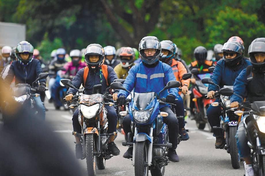 A 31 de octubre, Fasecolda registra 4,6 millones de motocicletas aseguradas con SOAT en el país y estima una evasión del 59,4 % en este tipo de vehículos. Imagen de referencia. / Gustavo Torrijos