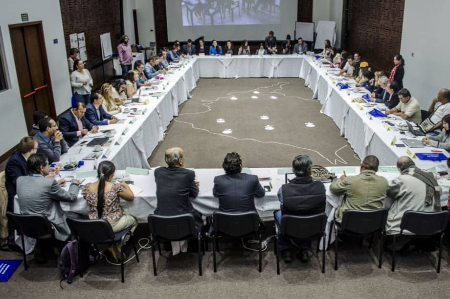 El encuentro fue realizado en Bogotá el 30 y 31 de enero por el Proyecto Diálogos y Capacidades para la Paz Territorial. / Germán Moreno