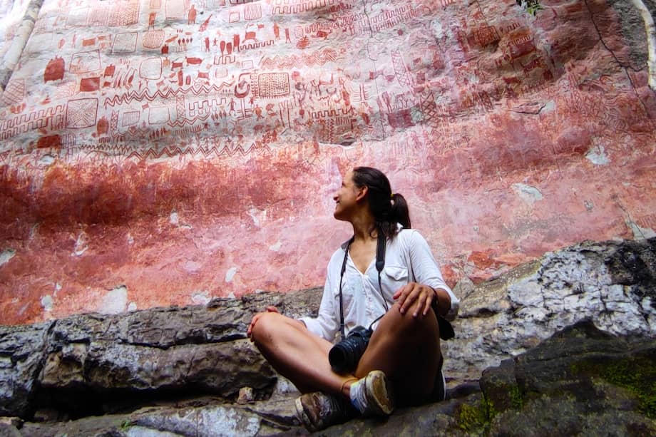 San José del Guaviare tiene infinidad de experiencias por descubrir. En la imagen, Cerro Azul, una joya arqueológica de Colombia ubicada en la Serranía de la Lindosa. 