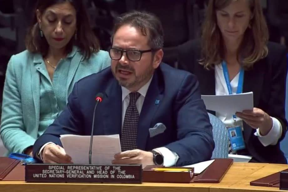 Carlos Ruiz Massieu ante el Consejo de Seguridad de la ONU.