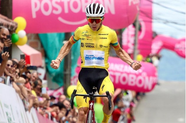 A otro nivel: quinta victoria de “Supermán” López en la Vuelta a Colombia