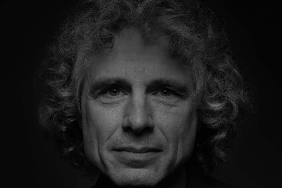 Steven Pinker durante su conferencia en el Protección Summit 2019.  / Cristian Garavito