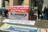 Sindicatos del Ministerio del Trabajo realizaron cacerolazo en la Plaza de Bolívar