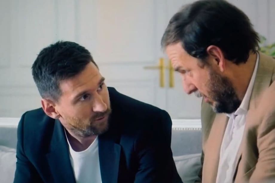 Andrés Parra y Lionel Messi se encontraron en París para trabajar en esta producción