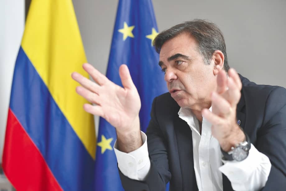 Margaritis Schinas, vicepresidente de la Comisión Europea: "Europa es el primer inversor extranjero en Colombia y yo soy el sexto comisario en esta Comisión en visitar el país". 