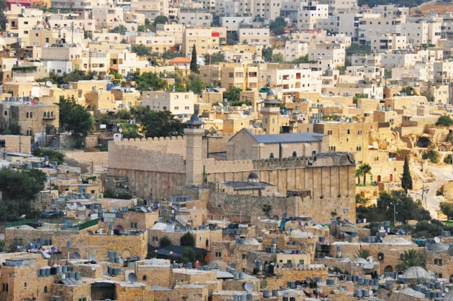 Vista de Hebrón, cuya ciudad antigua fue incluida en la lista de Patrimonio Mundial en Peligro de la Unesco en 2017. / Getty Images