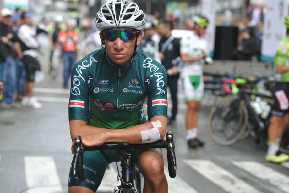 Róbinson López compitió con el equipo de Boyacá en la Vuelta de la Juventud.  / Gustavo Torrijos