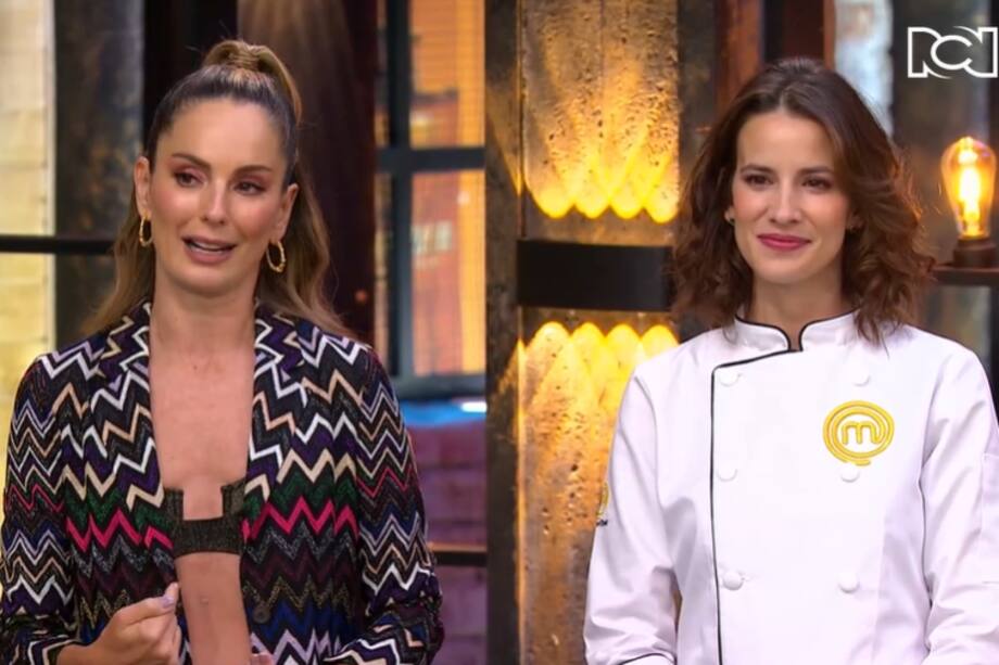 Claudia Bahamón y Laura Londoño en 'MasterChef Celebrity Colombia'